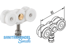 Rollapparat Helm 120 ohne Flansch mit Tragschraube   120050091001