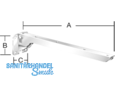 Klapptrger 200x60x47 mm 75 kg verzinkt 0001463200Z