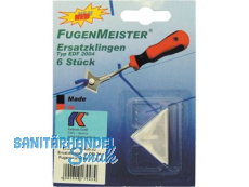 Ersatzklingen zu Delta-Fugenschneider 3 Paar, SB-verpackt K 60.405.02