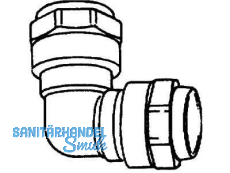 Winkelverbindungsstck 90 Grad Isiflo Typ 120   32x32 mm