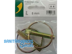 SBV-Klappsplinte verzinkt  8,0 mm A 2 Stk