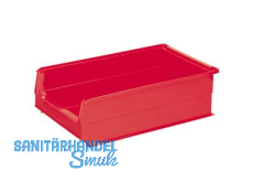 Sichtlagerkasten - Systembox SB2Z 500x310x145mm rot