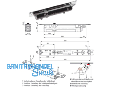 Trschliesser Dorma ITS 96 ohne Gleitschiene EN 3-6