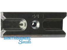 Pilzkopfschliessplatte GU Eurofalz 24 x 8 mm ZDG 9-42655-00-0-1