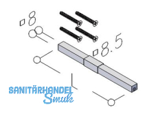 Befestigungsset EST fr Dr/Dr 8,5 TS 46-55 mm