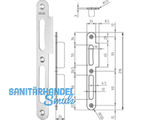 Schlieblech B 1138 Niro links Stumpftr 400597