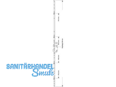 Secury Trverschluss R4 DIN-Norm Dorn 45 45/92/10/2285x16    links/rechts