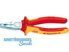 Kombizange Knipex 0306180 verchromt isoliert VDE