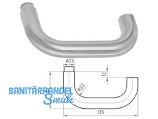 Drckerlochteil Commercial 5074  8,5 mm Edelstahl 402168