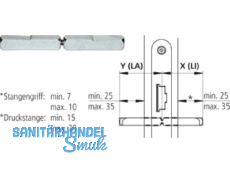 Drckerstift geteilt B-78430-78-0-1 LI = 60 / LA = 65 mm