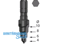 Stufenbohrer zu REISSER Abstandsset RN A423  4,0 x 10