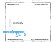 Scheren GU m.Z. mit Tauschzapfen links EV1 K-16993-09-L-1