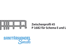 Zwischenprofil GU Schema E P1682 Gr. 33 9-40413-33-0-1