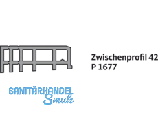 Thermostep Zwischenprofil GU Gr. 33 P 1677 EV1     9-40382-33-0-1