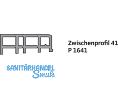 Thermostep Zwischenprofil GU Gr. 33 P 1641 schwarz 9-39317-33-0-6