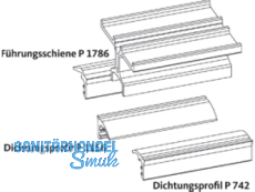 Fhrungsschiene GU HS P 1786 EV1 Lnge = 3000 mm K-17872-30-0-1