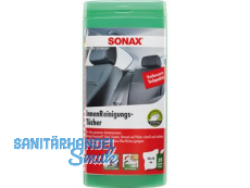 Innenreinigungstcher Sonax Box mit Orangenduft 412200   Inhalt 25 Stk.