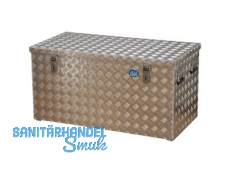 Transportkisten aus Alu-Riffelblech 250L L/B/H 1022x525x520mm Gasdruckdmpfer