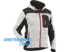 Strickjacke Herren m. Softshell-Verstrk 4930-2117-9099 grau/mel./schw. Gr.XXL