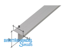 T-Profil Aluminium 1000x15x15x1,5mm eloxiert, 15x15x1,5mm, 473112