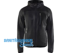 Strickjacke Herren m. Softshell-Verstrk 4930-2117-9799 dunkelgrau/schw. Gr.XL