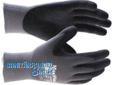 Handschuhe MaxiFlex ohne Noppen 874 Gr.8 Nylon-Gewirk / grau-schwarz ATG