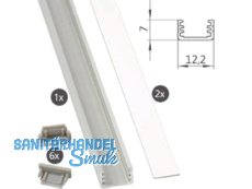 LED-Alu-Profil MINI Set 1, L=2000x12,2mm SL-PROF-MINI-001