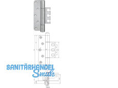 Objektband Variant VX 7729/160-4 N Edelstahl