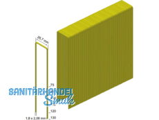 Heftklammern Prebena rostfrei WP120CRFHA Karton zu 1450 Stk.