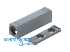 TIP-ON Adapterplatte fr Tren gerade fr Kurzversion 956.1201 R736 platingrau