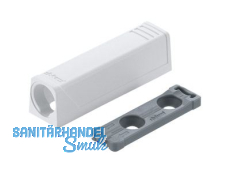 TIP-ON Adapterplatte fr Tren gerade fr Kurzversion 956.1201 SW seidenwei