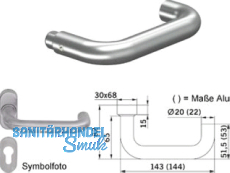 Drckerlochteil PLUS 8100  Alu F1 9 mm Vierkant 90050060421