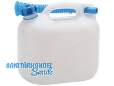 Wasserkanister ECO 6L mit Rohr,HD-PE natur,mit Zubehr