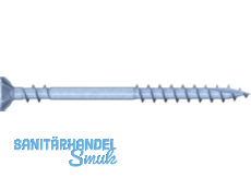 Verlegeschraube TX blau verzinkt Teilg. 4.5 x 60 Flachsenkk.m.Frsrippen VPE=200