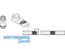 Zentrierteil Hawa magnetisch farblos eloxiert 24006