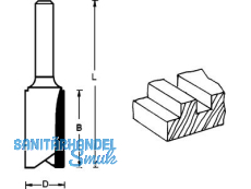 HM Nutfrser 4mm GL 51mm, NL 11mm, Sh 8mm