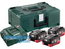 Metabo Basis-Set, 3xLiHD 5.5 Ah + ML in MetaLoc-Koffer