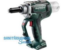 Metabo Akku-Blindnietpistole NP18LTX BL 5.0  in MetaLoc-Koffer Pick Mix