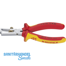 KNIPEX VDE-Abisolierzange mit ffnungsfeder 5-10 mm Lnge 160 mm