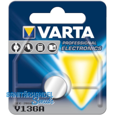 VARTA Batterie Knopfzelle V 13 GA 1,5 Volt (1St)