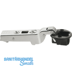 BLUM CLIP top Glastrscharnier 94, 9,5mm gekrpft, mit Feder, Schrauben