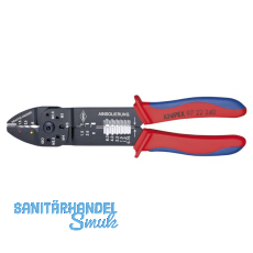 KNIPEX Crimpzange fr Kabelschuhe und Steckverbinder Lnge 240 mm