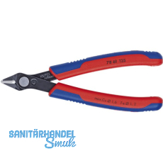 KNIPEX Elektronik-Super-Knips DIN 9654 Form 6 fr Glasfaserkabel Lnge 125 mm