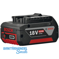 BOSCH Ersatzakku 18,0 Volt / 4,0 Ah (IEC) Li-Ion