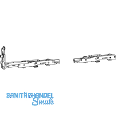 Grundkarton GU-937 H (Schema A), Stahl verzinkt silberfrbig