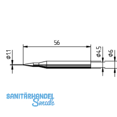 ERSA Ltspitze 0162BD Ersadur bleistiftspitz zu Feinltkolben TIP 260