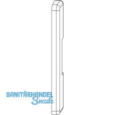 MACO Abdeckkappe Flgelteil f. Anpressverschluss AS, wei RAL 9016 (41339)