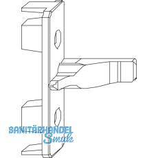 MACO Anpressverschluss, Flgelteil, fr Beschlagsnut (94089)