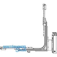 MACO MM Ecklagerband DT mit V, EH, 1iS, 12/18-13 mm, links, silber (206277)