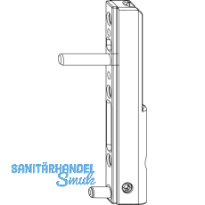 MACO Ecklagerband PVC, mit 5 mm Tragezapfen L=23 mm, 120 kg, wei (206584)